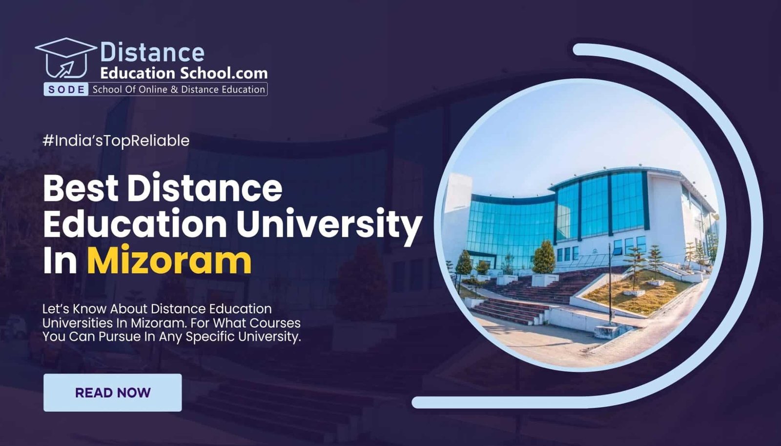 distance education universities in Mizoram
