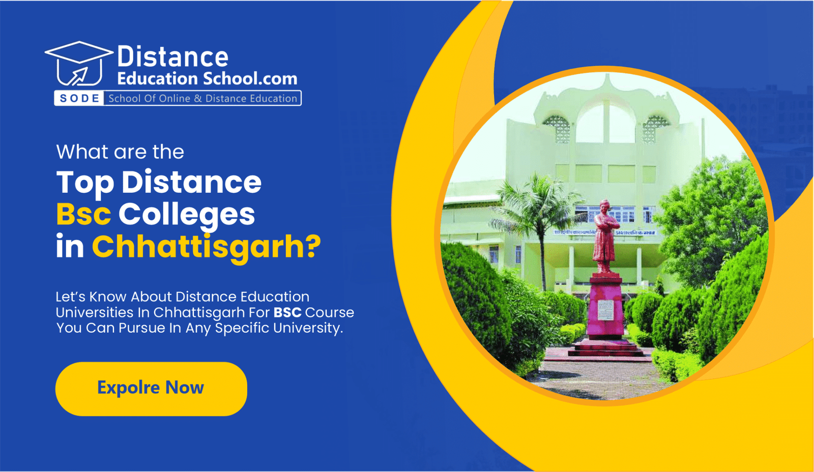 Distance BSc in Chhattisgarh