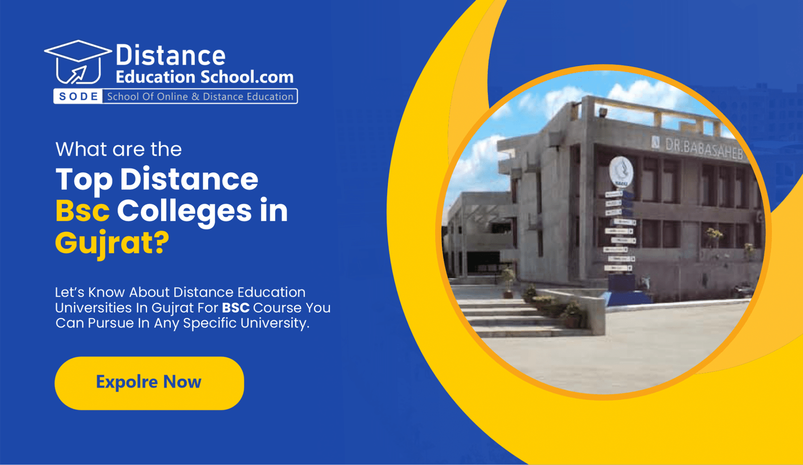Distance BSc in Gujarat