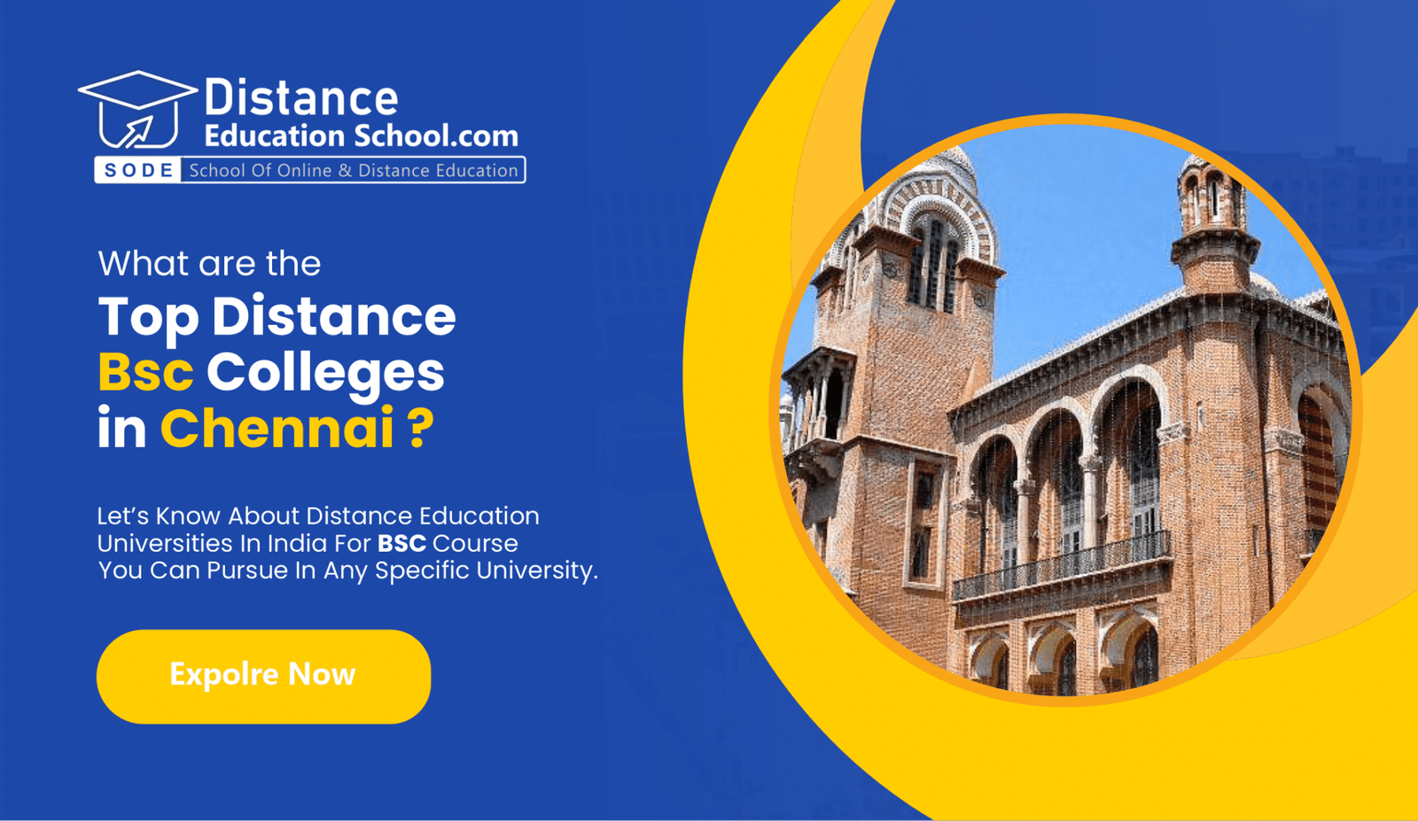 Distance BSc in Chennai