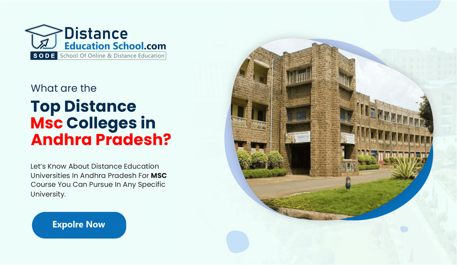 Distance MSc in Andhra Pradesh
