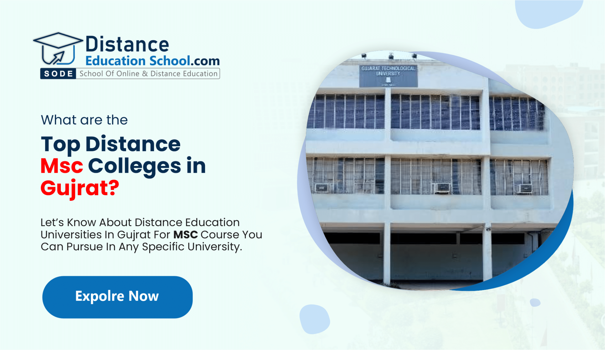Distance MSc in Gujarat