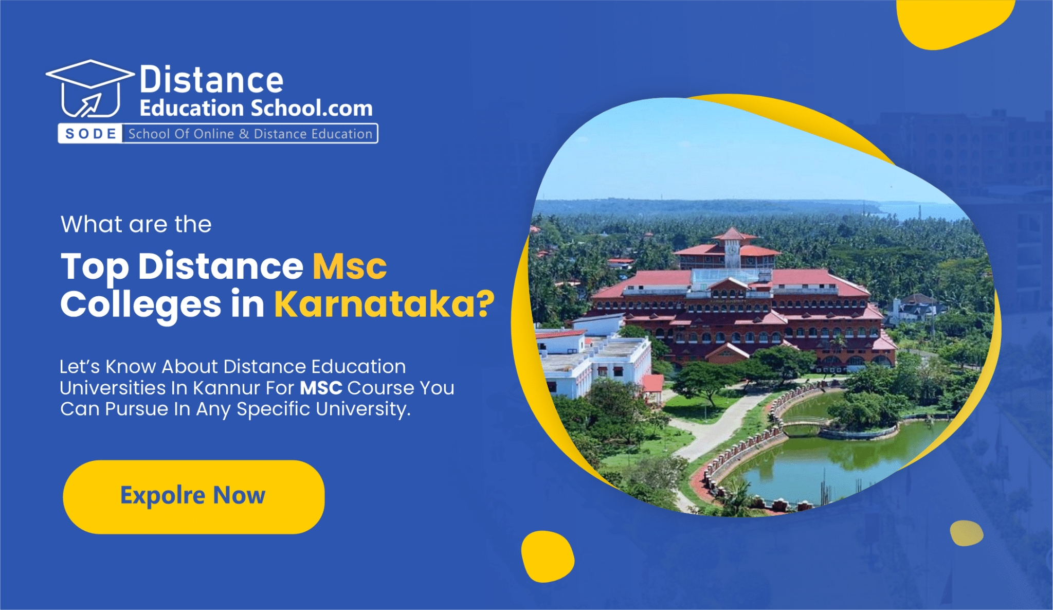 Distance MSc in Karnataka