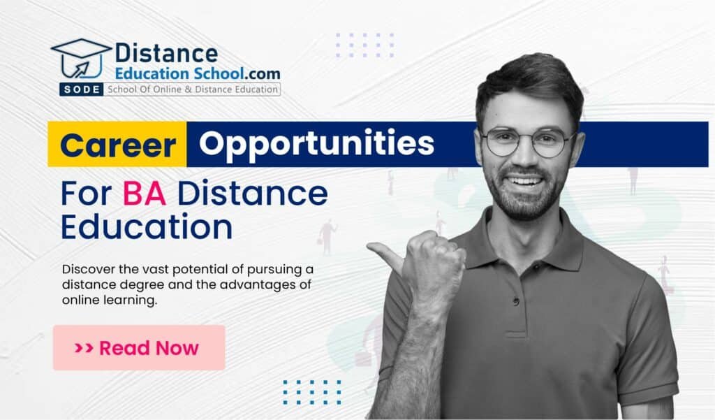 Career Opportunities for BA Distance Education