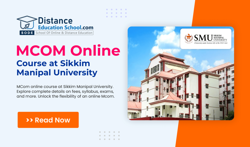 Online MCom Course