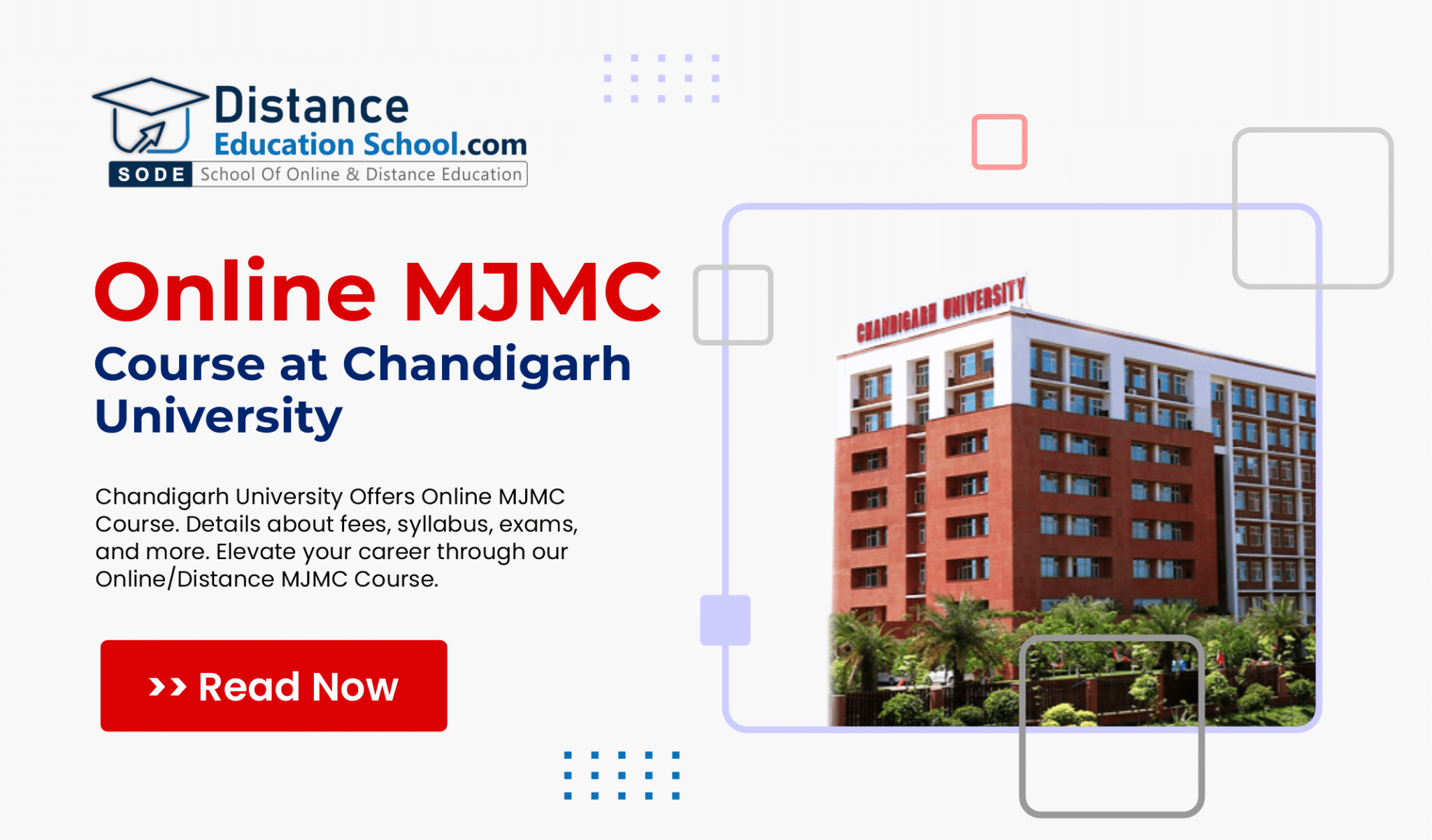 MJMC in chandigarh university