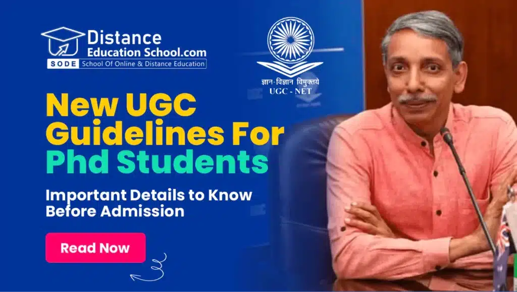 new ugc guidelines for phd students