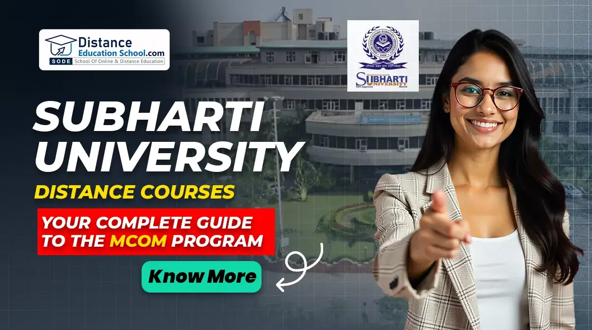 Subharti University distance courses