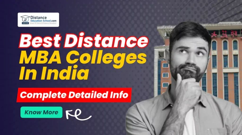 best distance mba colleges in india