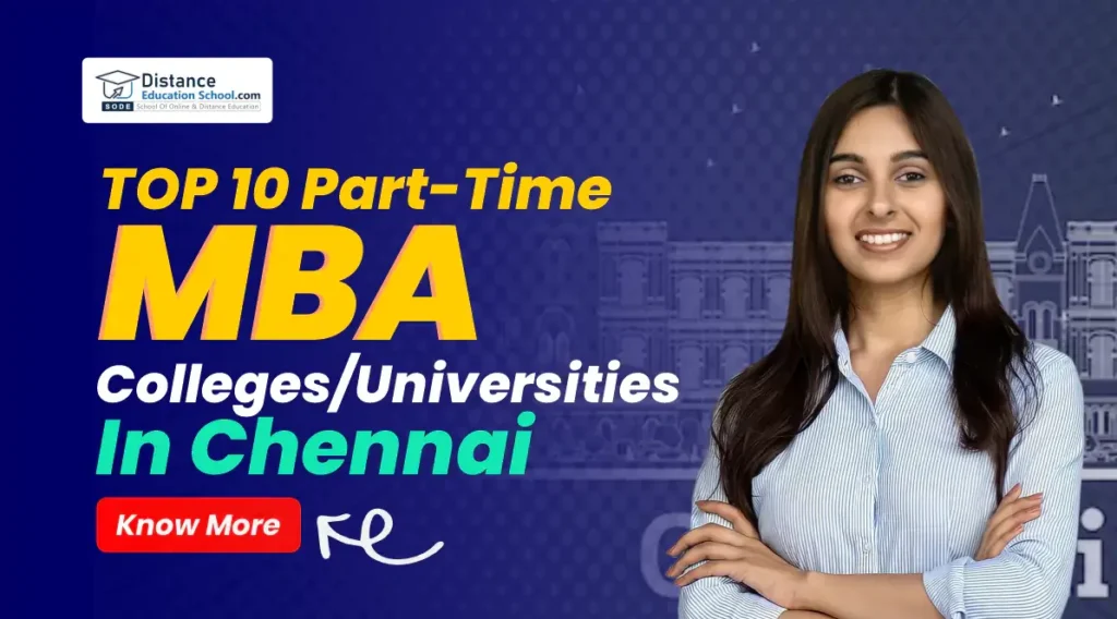 top 10 part time mba universities in Chennai