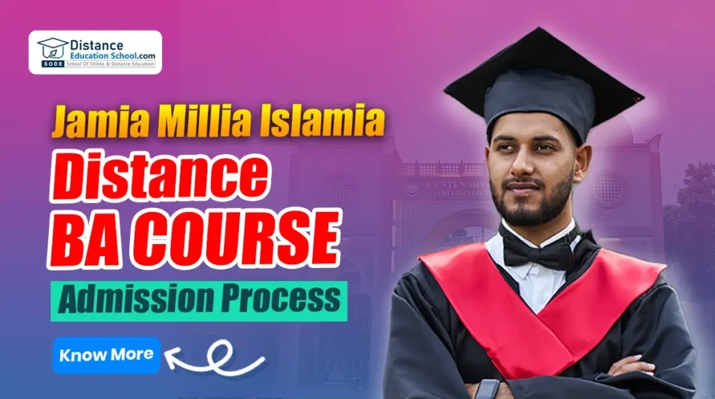 Jamia millia islamia distance BA