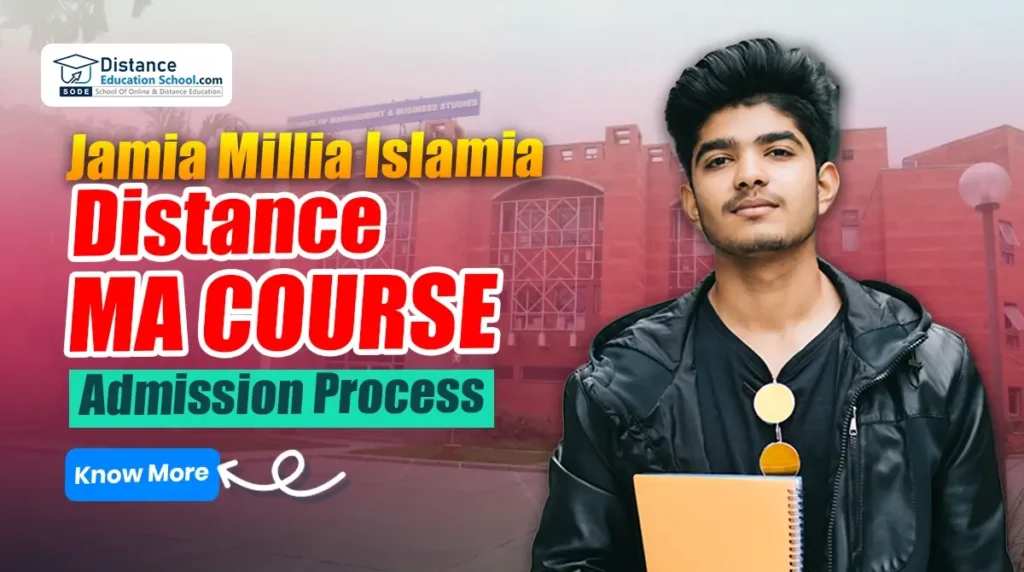 Jamia millia islamia distance MA