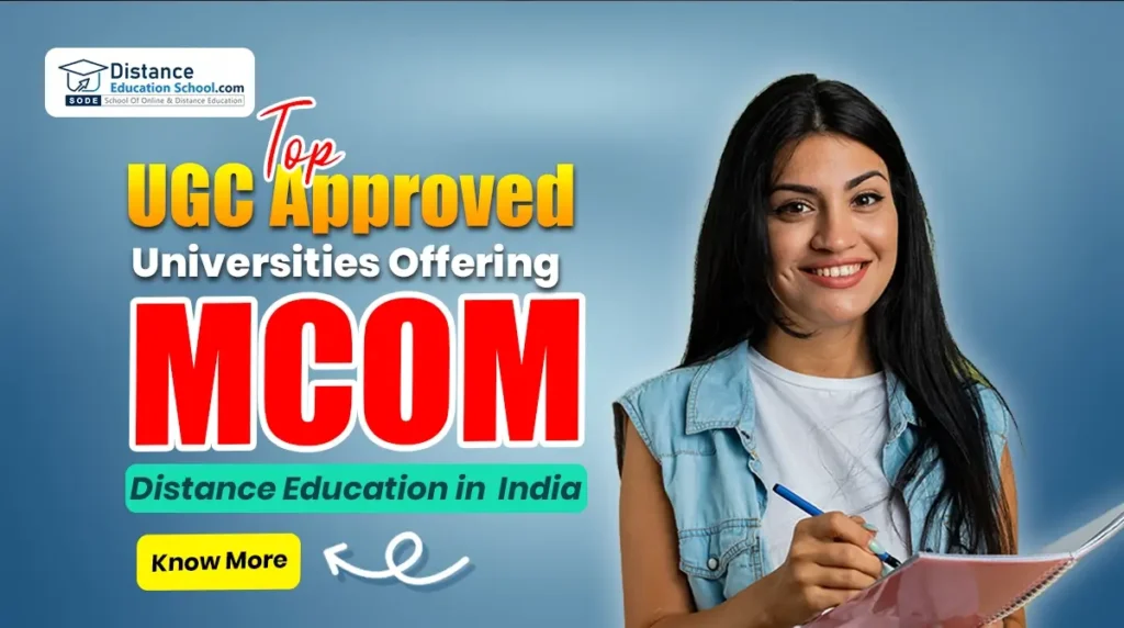 UGC Approved Univesity MCom