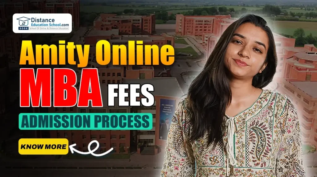amity online MBA course