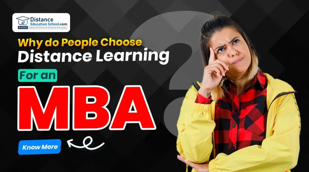 distance education for mba
