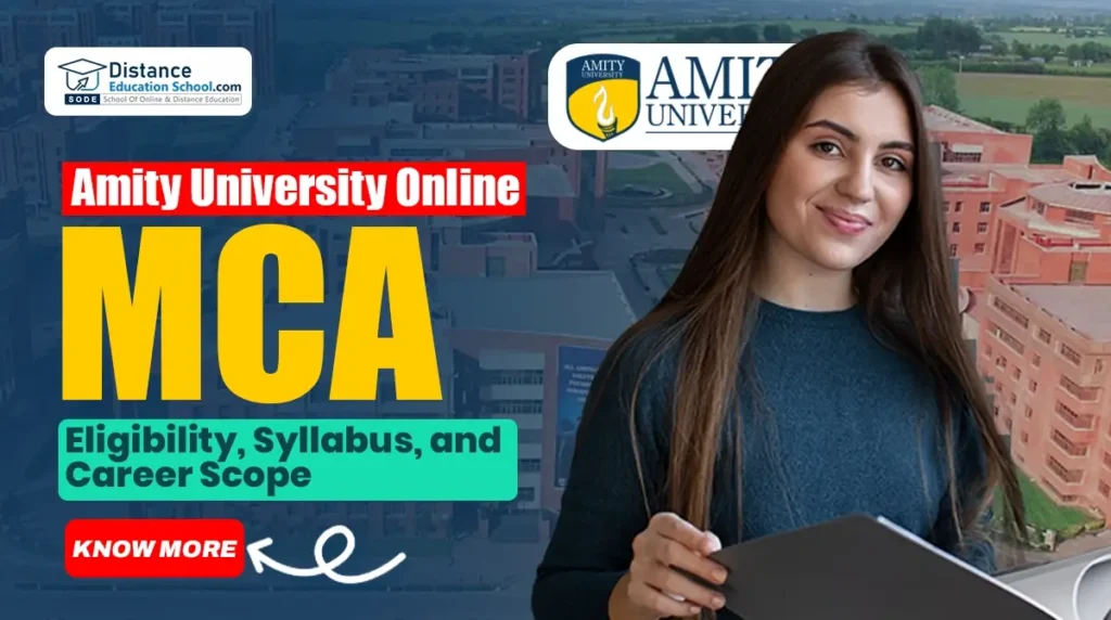 amity online mca