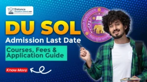 DU SOL Admission Last Date