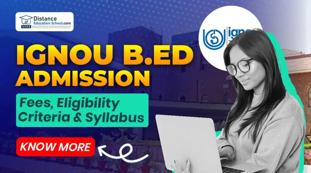 ignou bed admission