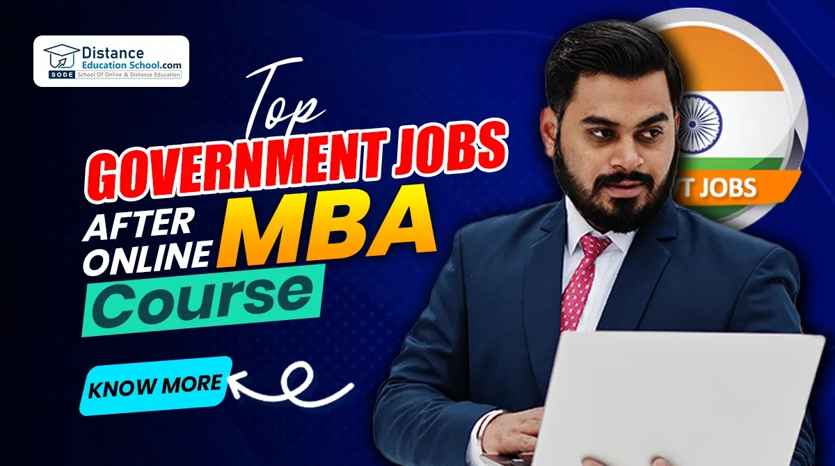 Top Government Jobs After Online MBA Course