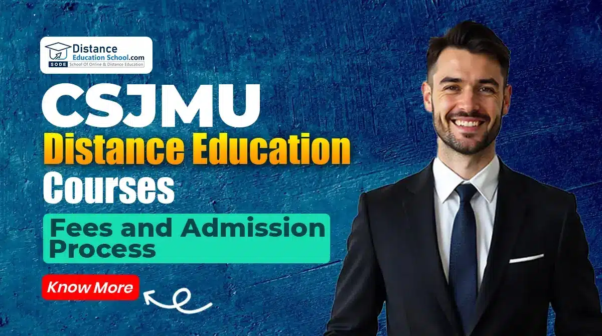 CSJMU Distance Education Courses