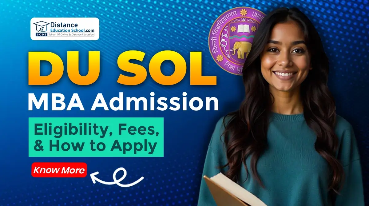 DU SOL MBA Admission
