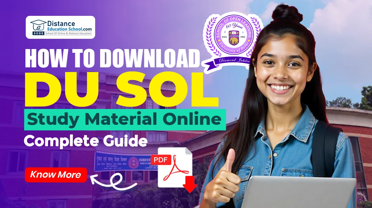 How to Download DU SOL Study Material Online