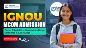 IGNOU MCom Admission 2025