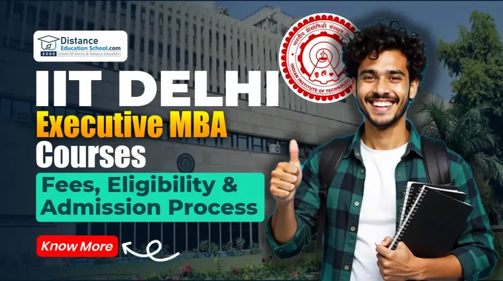 IIT Delhi Executive MBA Course
