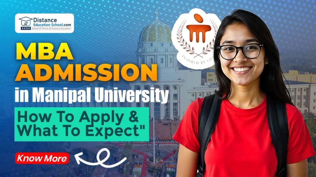 Online MBA Admission Process in Manipal University