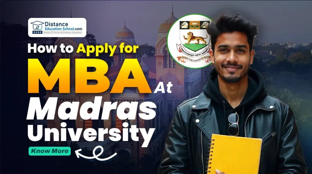 Madras University MBA Admission