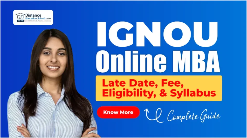 IGNOU Online MBA June 2025