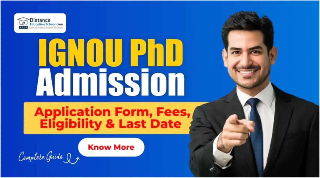 ignou phd admission