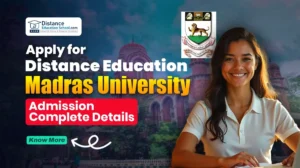 Distance Education Madras University