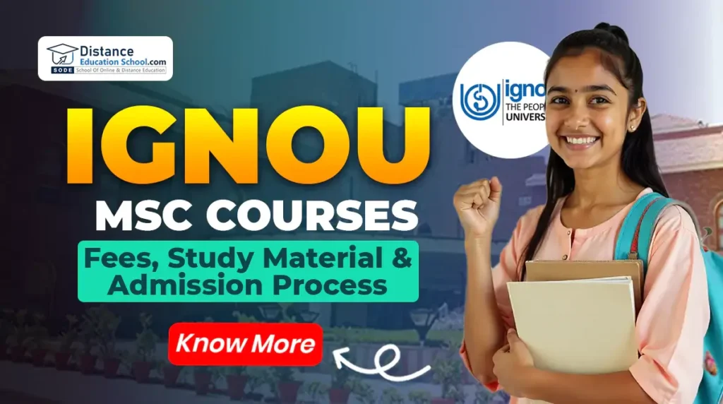 IGNOU MSc Courses