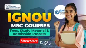 IGNOU MSc Courses