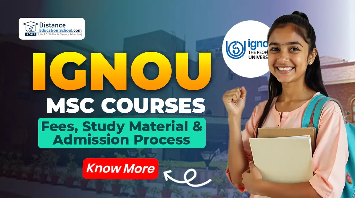 IGNOU MSc Courses