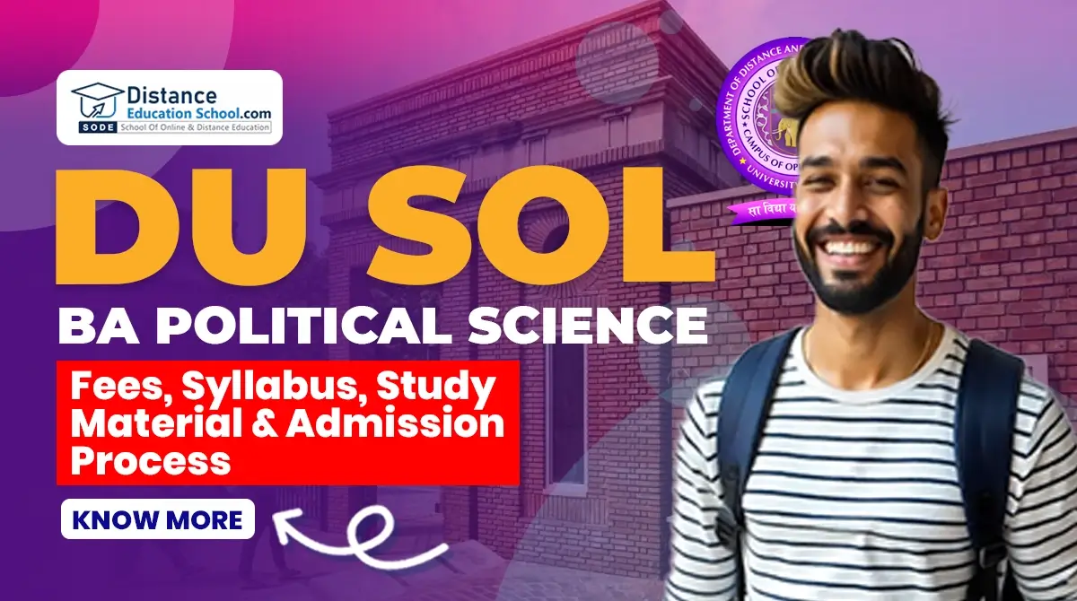 DU SOL BA Political Science Fees