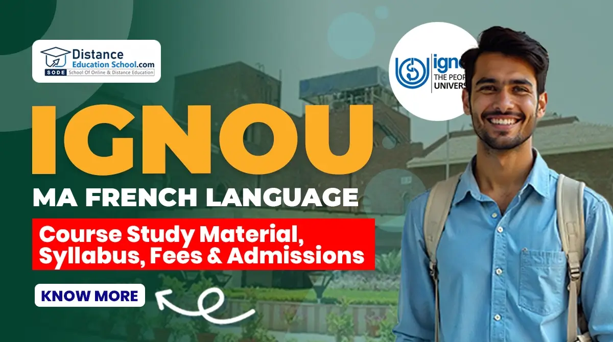IGNOU MA French Language Course