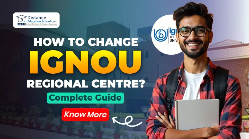 how-to-change-ignou-regional-centre
