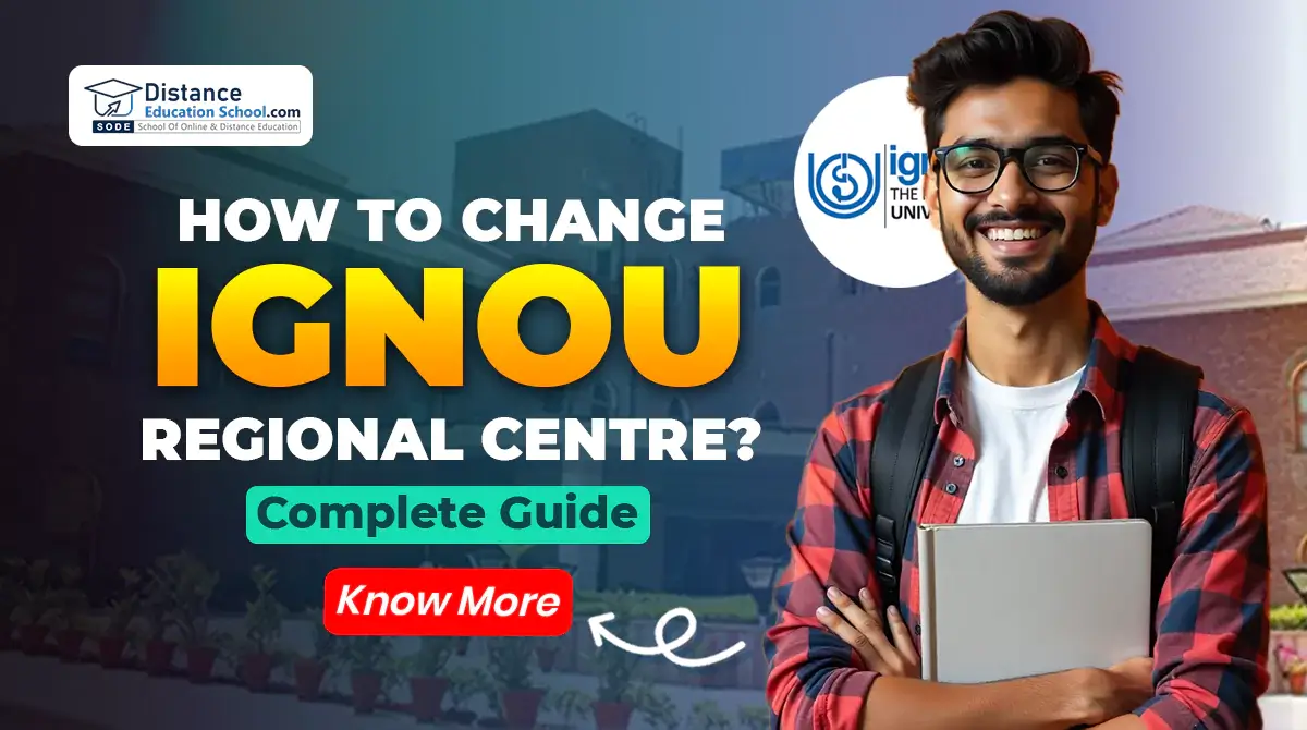 how-to-change-ignou-regional-centre