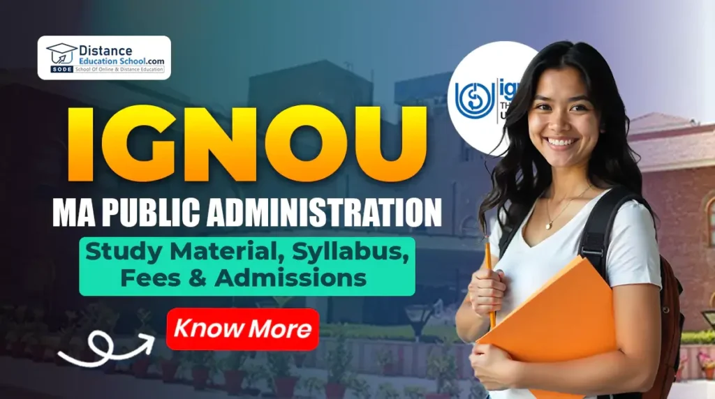 IGNOU MA Public Administration