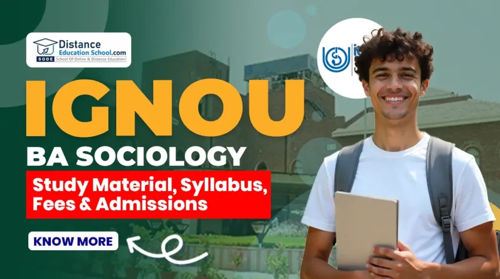 IGNOU BA Sociology Study Material