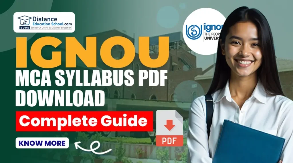 IGNOU MCA Syllabus PDF Download