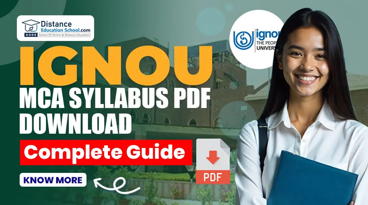 IGNOU MCA Syllabus PDF Download