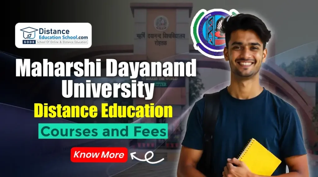 Maharshi Dayanand University Distance Education Courses and Fees