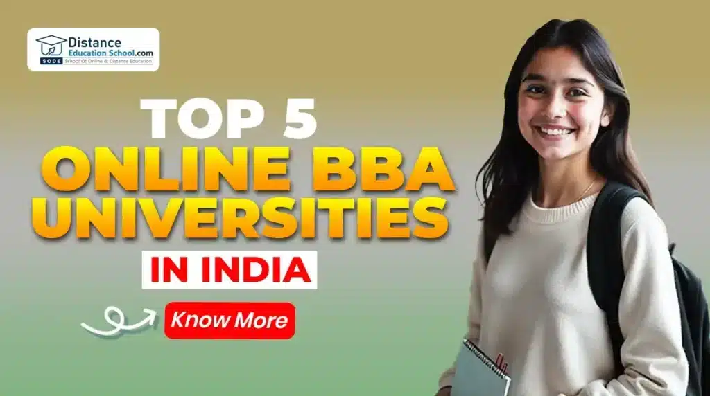 Top 5 Online BBA Universities in India