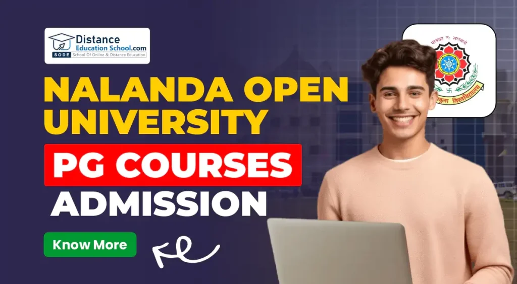 Nalanda Open University PG Courses Admission