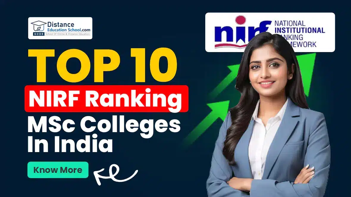 Top 10 NIRF Ranking MSc Colleges in India 2025