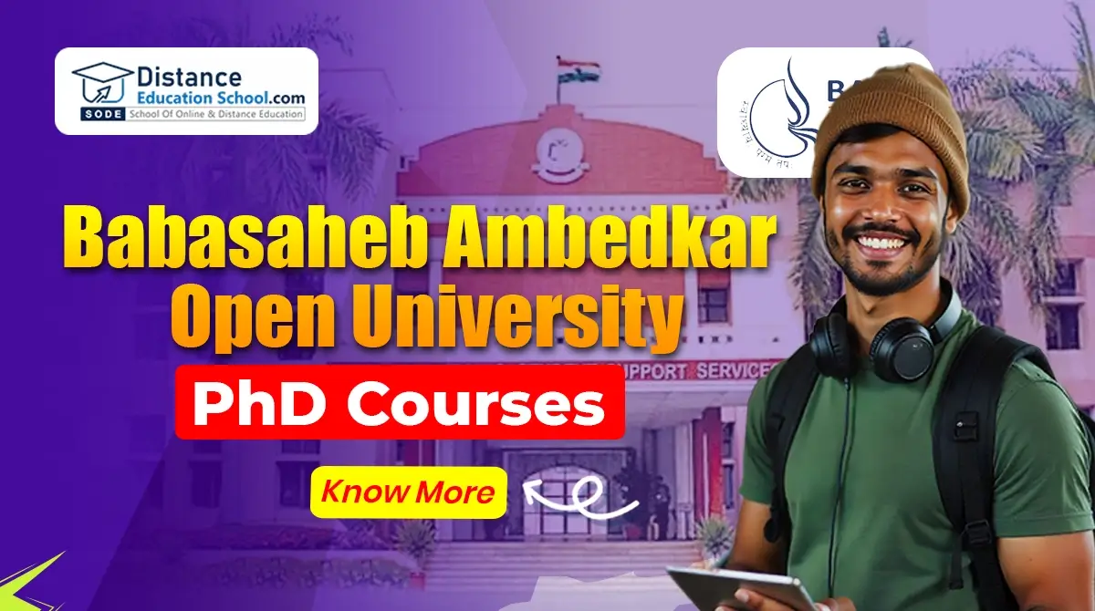 Babasaheb Ambedkar Open University PhD Courses 2025