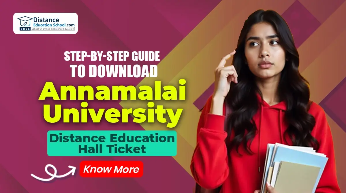 Download Annamalai University Distance Education Hall Ticket